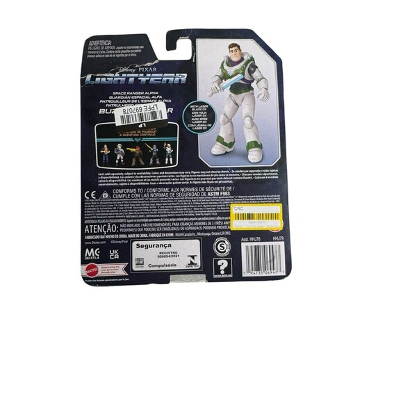 Buzz Lightyear, Space Ranger Alpha, Disney Pixar Lightyear 5" Figure in package - Picture 4 of 5